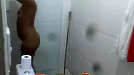 my sister-in-law left the bathroom door open, so i fucked her big cock.