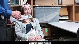 Hayden Hennessy Gets Caught Stealing And Fucked By Officer!