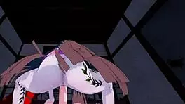 nezuko and daki have intense sex in pov