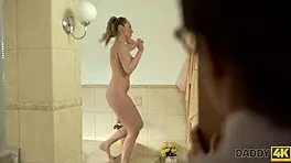 Jennifer Simons explored forbidden desires with an older man in a steamy old-young encounter.