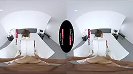 realitylovers vr - latex android in missionary, riding, and doggystyle