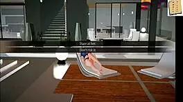 my new family 12, watchin this redhead teen with big tits in hentai anime.