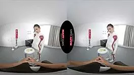 realitylovers vr - latex android in missionary, riding, and doggystyle