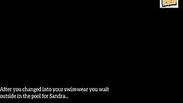 my new family 12, watchin this redhead teen with big tits in hentai anime.