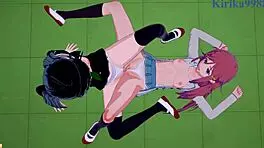 Marika Kato and Chiaki Kurihara in intense lesbian futanari hentai