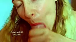 My Stepsister with Green Eyes Surprises Me with an Amazing Blowjob