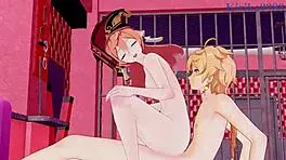 Yanfei And Kamisato Ayaka And Aether Intense Sex - Genshin Impact Hentai