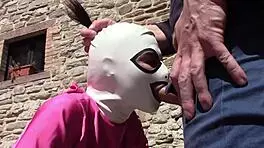 Laura Feels Deepthroat and Creampie Ecstasy in Pink Outfit Outdoors