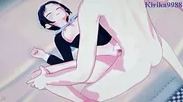 Kaguya Shinomiya and Chika Fujiwara Share Intense Creampie Sex