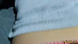 my little 18+ stepdaughter showed pussy while watching movie!