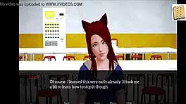 redhead teen 18+ in 3d hentai family cartoon