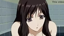 step sister and step brother fuck hard in the bathtub during uncensored hentai shower scene