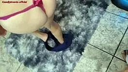 Minha Linda Enteada Dançando E Estou Obcecado Em Transar Com Ela Sem Camisinha