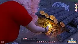 Ep18 catches eve masturbating in the shower, then helps the curvy mature hotties with cumshots in 3d porn game