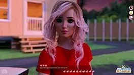 Ep18 catches eve masturbating in the shower, then helps the curvy mature hotties with cumshots in 3d porn game