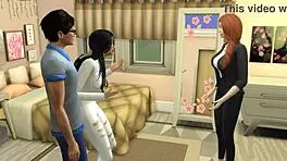 In Sims 4, Tigress Pussy Roughly Exposed In Public Hentai Scene