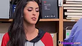 Blonde Milf Pornstar In Uniform Turns Doggy Style On Desk For Deeper Hardcore Fucking