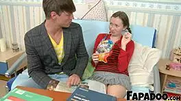 i enjoy watching my step daughter get that facial