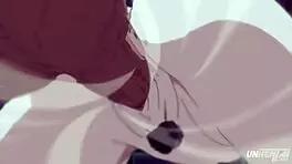 step sister and step brother fuck hard in the bathtub during uncensored hentai shower scene