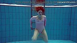 Simonna Hot and Horny Smoking in Public Swimming Pool with Juicy Big Ass Tits