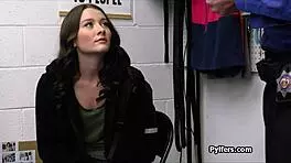 the horny mall cop records himself fucking a juicy pussy in the shop