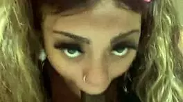 Indian Milf Deepthroats Dildo in Homemade POV Lick