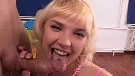 petite babe moans during doggystyle session