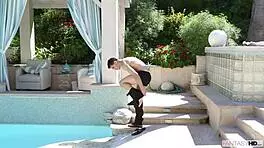 wow, the neighbor turned ariana marie into a total cum-craving whore! 😈