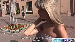 tiny casting eurobabe bouncing on cock in pov