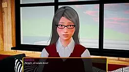 What's happening in my new family 469? Homemade anime with redhead, brunette, shaved pussy, big ass, and hentai game action.