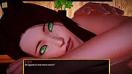 What's happening in my new family 469? Homemade anime with redhead, brunette, shaved pussy, big ass, and hentai game action.