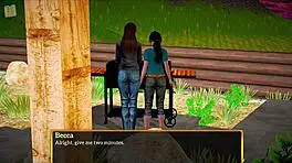 What's happening in my new family 469? Homemade anime with redhead, brunette, shaved pussy, big ass, and hentai game action.