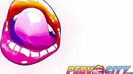 Pervcity Brunette Teen Asshole Stretched By Monster Cock