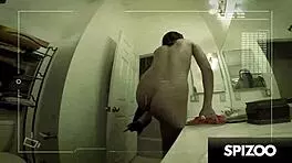 tattooed young brunette rides monster cock in pov with heels!