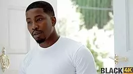 black4k italian chick tries interracial banging with black plumber