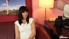 Petite Beauty in Fakeshooting Gets Cum on Tits After Convincing Fuck