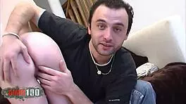 Skinny redhead teen gets ASS FUCKED hard!