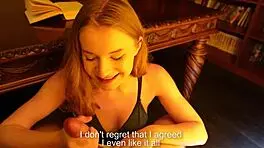 i asked my boss for holiday but got cum on pussy instead