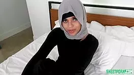 Destiny Cruz Repays With Bent Over Cumshot On Monster Cock