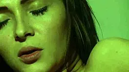 Sexy Blonde Watches Horny Girlfriend Finger Wet Pussy