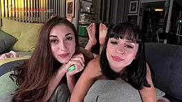 aria valencia and tiana blow swapping cum