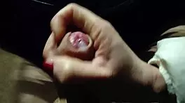 Convincing My Step Sister's Best Friend for Car Handjob - Misscreamy