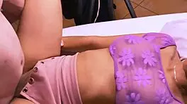 las tiernitas terminan folladas duro por su maestro, tight and shy?