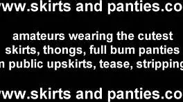 Let Me Shake My Little 18+ Ass for You in a Micro Skirt!