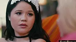 petite teen drilled hard in taboo threesome fantasy!