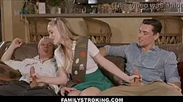 Athena Fleurs Blows Stepdad and Brother