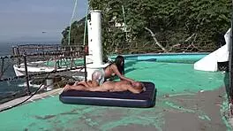 Latina Rides Hard in Bedroom 1-on-1 Session