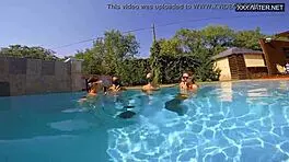 Group sex underwater with eva sasalka?