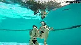 Group sex underwater with eva sasalka?