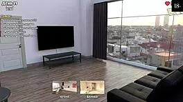 big tit blondes chloe dior and avy scott split a hard cock